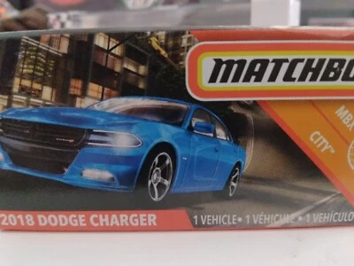 Cargador Dodge Matchbox 2020 MBX City Power Grabs 2018 15/100 azul Foto 1 de 3