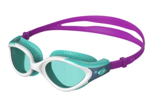 Speedo Futura Biofuse Flexiseal Womens Swim Goggles Purple/Blue - Free Post - Picture 1 of 4