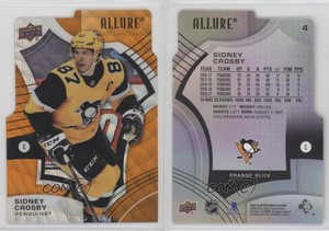 2021-22 Upper Deck Allure Orange Slice Sidney Crosby #4