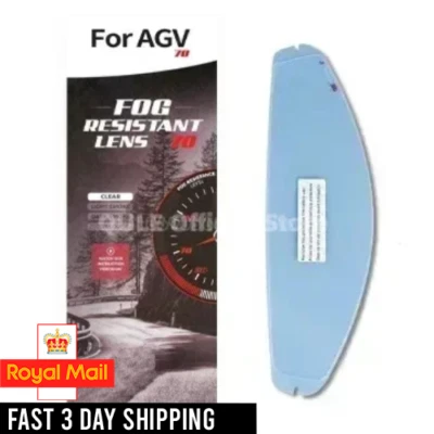 AFTERMARKET AGV K1 K3SV K5- Anti Fog Visor Pinlock -1 Piece (For Bikers Helmet)-Brand New