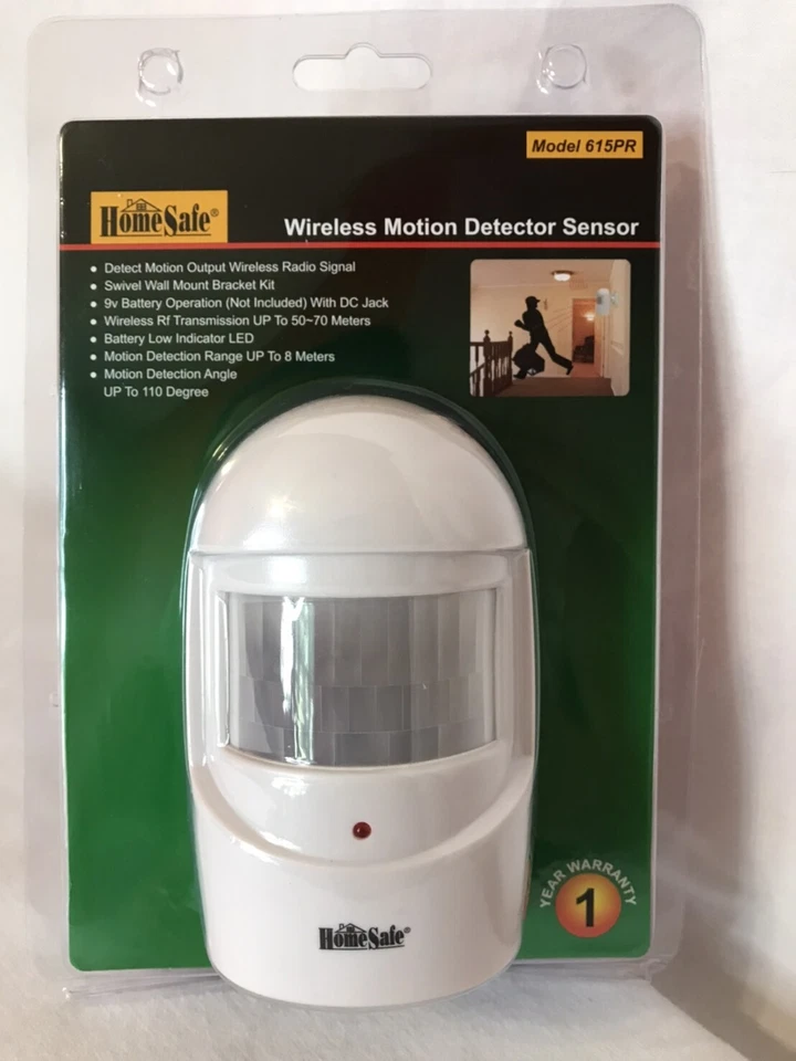 HomeSafe Wireless Motion Detector Sensor - Image 1 of 1