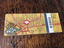 Phish TICKET STUB Deer Creek 6/23/04 2004 Indiana Poster Noblesville IN Magnet