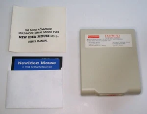 New Idea Serial Mouse Driver 5.25" Disk w/ Hard Shell Case Manual Softworks - Picture 1 of 14