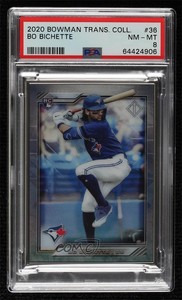 2020 Bowman Transcendent Collection Icons /100 Bo Bichette #36 PSA 8 Rookie RC