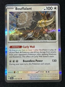 Bouffalant 119/142 Holo Raro Pokemon TCG: Corona Stellare - Foto 1 di 2