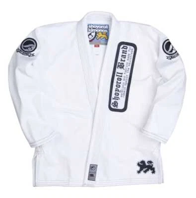 Shoyoroll BJJ Gi Batch 55 White Ranked Classic Jiu Jitsu Unifrom 450 *With bag*
