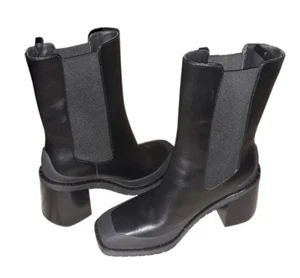 Tory Burch Womens Expedition Black Chelsea Boots Size 10 New without a Box - Picture 1 of 9