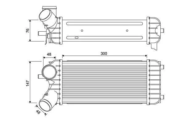 VALEO Charger Intercooler For FORD C-Max II Grand 10-19 1692747 - Imagem 1 de 1