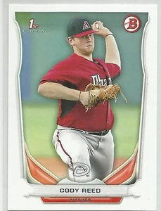 Tarjeta de draft Bowman 2014 de Cody Reed Arizona Diamondbacks - Imagen 1 de 2
