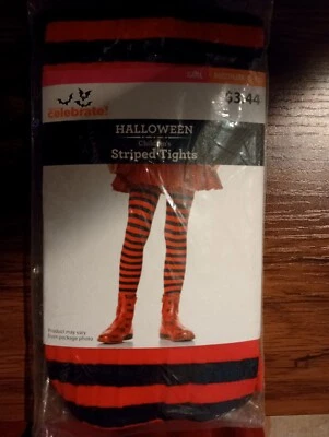 Medias a rayas rojas y negras niñas talla mediana  Foto 1 de 2