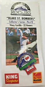 Colorado Rockies 1996 Pin #2 Vinny Castilla Vintage - Picture 1 of 3