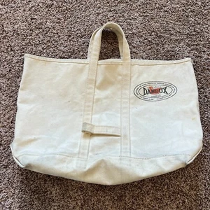 Dandux Canvas Shoreman Lineman borsa vintage barca tote borsa attrezzi da lavoro *macchiata * - Foto 1 di 9