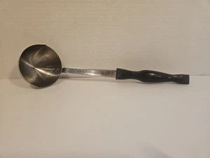 Cutco Edelstahl Servierkelle Utensil brauner Griff USA 12" lang Chili Suppe - Bild 1 von 6