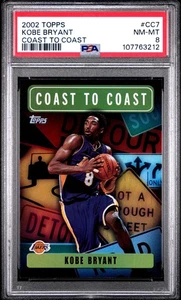2002-03 Topps Basketball Kobe Bryant #CC7 Coast To Coast PSA 8 - Bild 1 von 2