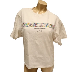 Billie Eilish X Takashi Murakami White Graphic T-Shirt Size Small - Picture 1 of 7
