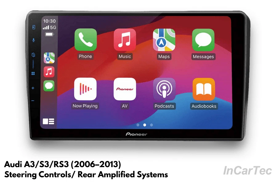 Audi A3/S3/RS3 (06–13) Pioneer SPH-PF97BT 9" Perfect Fit Car Stereo(SWC Amplif) - Image 1 of 1