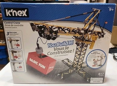 K'NEX Control Crane Building Set 15213 Motorized Construction Toy 817 pcs STEM - Image 1 of 4