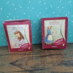 Hallmark American Girl Doll Charm Bennett Molly Favorite Animal Dog & Kirsten - Picture 1 of 14
