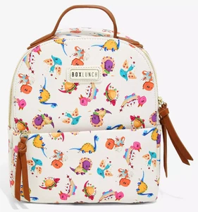 Dinosaurier Essen Mini Rucksack Tasche Handtasche Kunstleder - BoxLunch NEU - Bild 1 von 4
