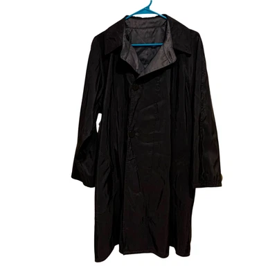 Mycra Pac Reversible Raincoat Women's Petite Size 0P NEW Black Nickel Minimalist - Image 1 of 4