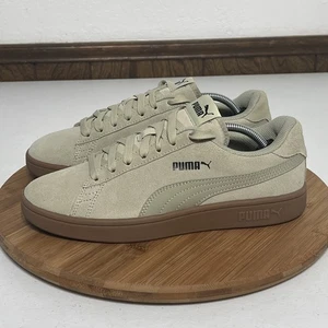 Puma Herren Smash V2 364989-73 Freizeitschuhe Sneaker Beige Gummi Größe 7 Wildleder - Bild 1 von 6