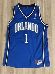 Nike Tracy Mcgrady Orlando Vintage Magic NBA Throwback Jersey #1 Stiched Medium - Picture 1 of 10