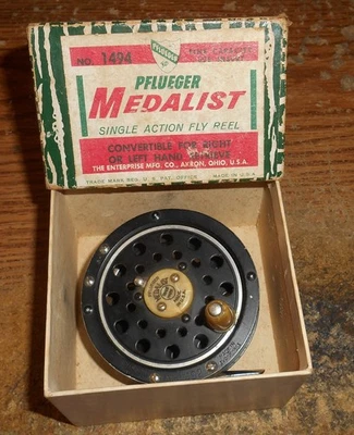 MEDALLISTA PFLUEGER VINTAGE Nº CARRETE VOLADOR 1492/FALTA TRINQUETE CLICK! Foto 1 de 4