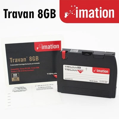 Storage Data Imation Travan NS 8gb 4gb/8gb Tape Cartridge Preformattata_ - Image 1 of 4