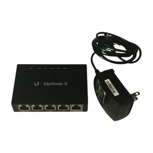 Ubiquiti Networks ER-X EdgeRouter X 5 puertos Gigabit router con cable con adaptador de corriente - Imagen 1 de 4