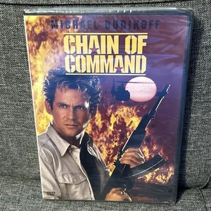 NEW & SEALED! CHAIN OF COMMAND 1993 Rare OOP Michael Dudikoff Action Cult Movie - Foto 1 di 5