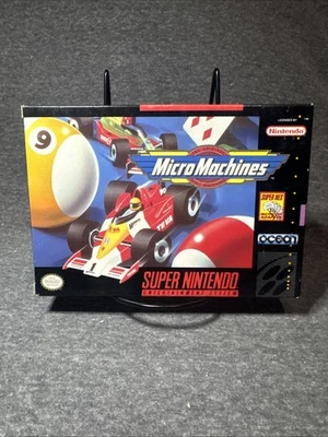 Micro Machines Super Nintendo Entertainment System SNES CIB 12 - Image 1 of 4