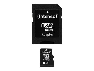 Intenso 16GB MicroSDHC 16 GB MicroSDHC Classe 10 25 MB/s Resistente 3413470 - Immagine 1 di 1