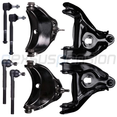 8x For Chevy Express GMC Front Inner Outer Tie Rod End Upper Lower Control Arm - Image 1 of 4