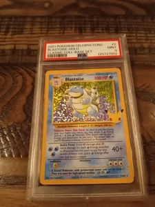 Pokémon TCG - 2021 Celebrations - Blastoise 2/102 - PSA 9 Mint Fresh Slab! Best - Picture 1 of 3