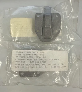 LOT OF 2 - HARTWELL H5100-2-081-156 TRIGGER LATCHES Lock Boeing Aircraft Parts - Picture 1 of 3