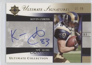 2006 Ultimate Collection Ultimate Signatures /99 Kevin Curtis #US-CU Auto - Foto 1 di 3