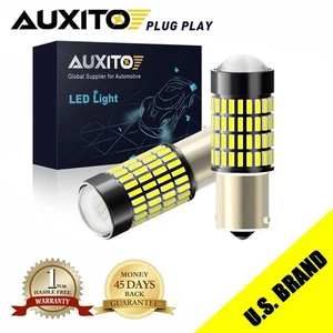 2400LM 7506 BA15S 1156 P21W 50W CSP LED Super White Reverse Back Up Light Bulbs - Picture 1 of 8
