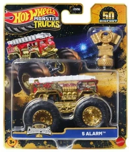 Hot Wheels 5 Alarm Monster Truck Trophy Champions 50th Anniversary 1:64 Scale - Picture 1 of 1