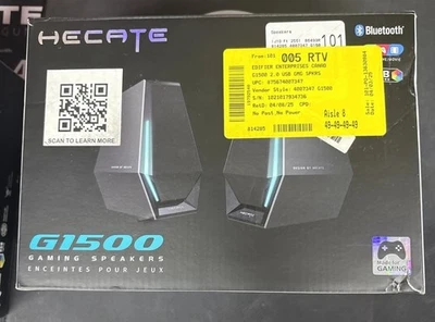 Edifier G1500 Computer Speakers Bluetooth 5.3 Auto EQ Movie Game with RGB Lights - Image 1 of 4