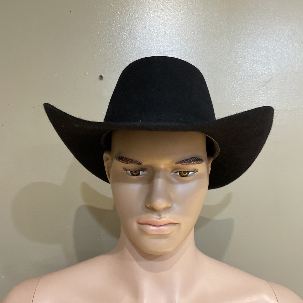 AKUBRA 羽根付きフェルトハット Hats