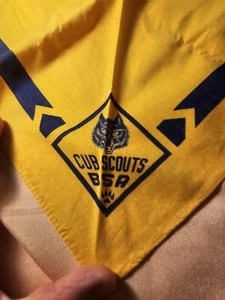Vintage BSA Scouting Cub Scouts Bandana Neckerchief - Picture 1 of 4