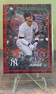 2024 Topps Holiday Plaid #H99 Aaron Judge ⚾ NY Yankees! ⚾ - Picture 1 of 1