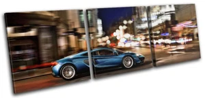 Mclaren P1 Exotic Hyper Supercar Cars TREBLE CANVAS WALL ART Picture Print - Picture 1 of 1