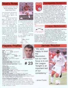 Steve Nicol - Boston - signiertes Programm - COA (25144) - Bild 1 von 1