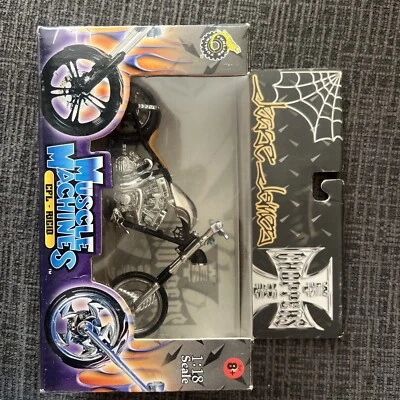 2003 Sealed Jesse James West Coast Choppers 1:18 CFL Rigid Muscle Machines - Image 1 of 2