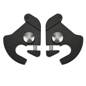 Rotary Latch Latches Kit W Locks Clips For Harley Sissy Bar Luggage Rack Softail - Picture 1 of 8