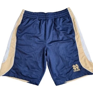 NCAA Notre Dame Fighting Irish Men's Shorts Size Large Navy/Gold/White - Picture 1 of 11