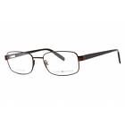 Joseph Abboud Men's Eyeglasses Java Rectangular Metal Frame, 53 Mm Ja4057 210
