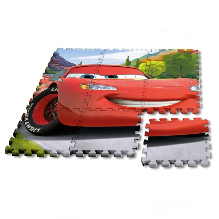 Tappetino puzzle Disney Pixar Cars tappeto gioco cameretta bambini 1334 - Immagine 1 di 1