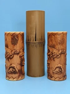 Jurassic Park World Velociraptor + Bamboo Tiki ~3 Cups: Universal Studios Amblin - Picture 1 of 15